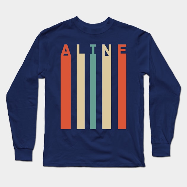 A line Long Sleeve T-Shirt by Mako Design 